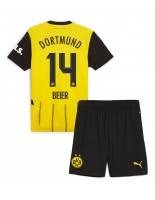 Borussia Dortmund Maximilian Beier #14 Kotipaita Lasten 2024-25 Lyhythihainen (+ shortsit)